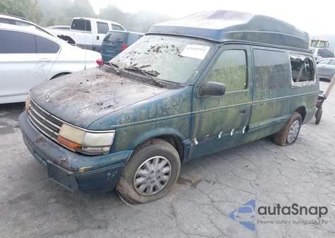 1995 Plymouth Grand Voyager из США, поврежденный, VIN VIN1P4GH44R9SX63